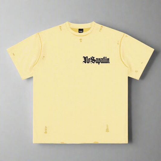 Hand Frayed Reversible T-Shirt - Idea Seekers