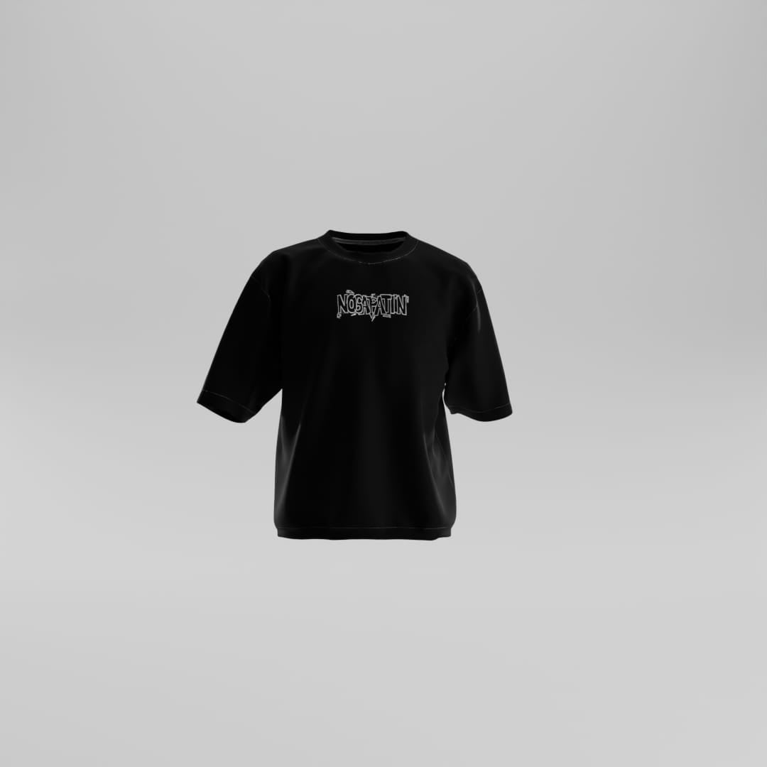 BLACK HEAVY OVERSIZED T-SHIRT